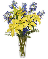 BLUE BONNET Floral Arrangement