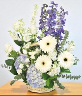 Blue Bundles of Joy Basket Arrangement