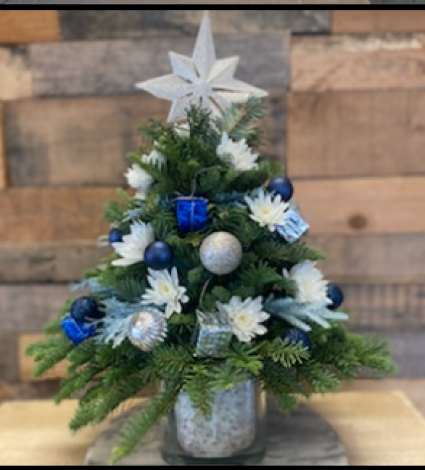 Blue Christmas Tree  
