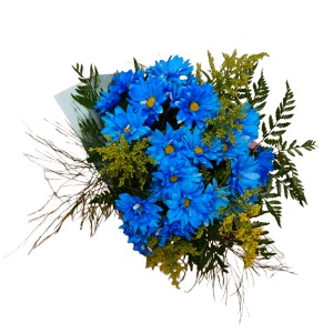 Blue Daisies Bouquet Floral