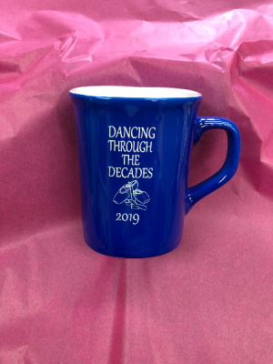 Blue Dance mug Engraved especially for you