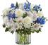 Blue Dreams Vase Arrangement