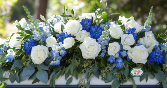Blue Embrace Casket