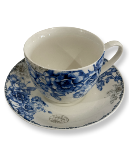 Blue England Rose Teacup Teacup