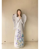 Blue Floral Angel 