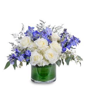 Blue Frost All Around Arrangement