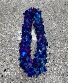 Blue Graduation Lei 