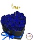 14 Blue Preserved Roses in a Heart Box Preserved Rose Box 20% Off