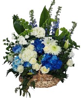 Blue Heaven Basket Funeral, Sympathy