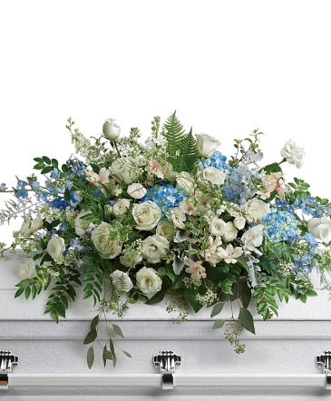 blue heaven  funeral  in Wakefield, RI | FLOWERTHYME FLORAL