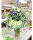 Past Work: Blue Hydrangea Arrangement 