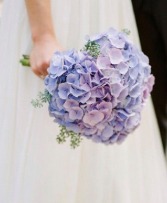 CAROLYN'S BLUE HYDRANGEAS  BOUQUET 