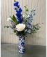 Blue Jay Fan cup with Florals 