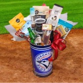 Blue Jays Gift Bucket gift basket