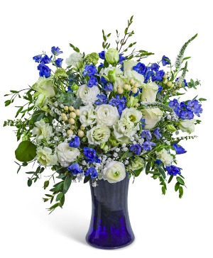 Blue Moon Muse Flower Arrangement