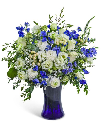 Blue Moon Muse Flower Arrangement