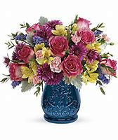 Blue Morrocan Bouquet Anytime