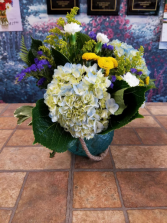 Blue Oceans Vase Arrangement