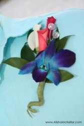Blue Orchid Boutonnieres