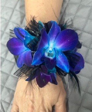 Blue Orchid Corsage Corsage