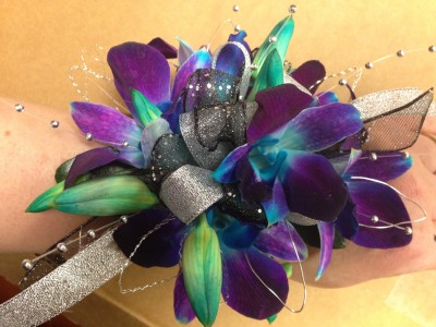 Blue Orchid dream prom flowers