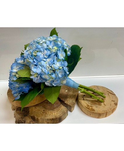 Blue Perfection Hand-tied bouquet