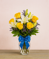 Blue ribbon elegance Celebration