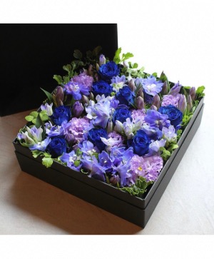 Blue rose box 