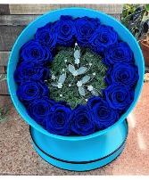 Blue Rose Box Large Rose Box