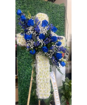 Blue Rose Cross