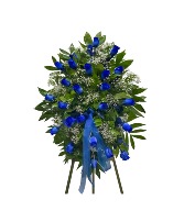 Blue Rose Standing Spray Standing Spray