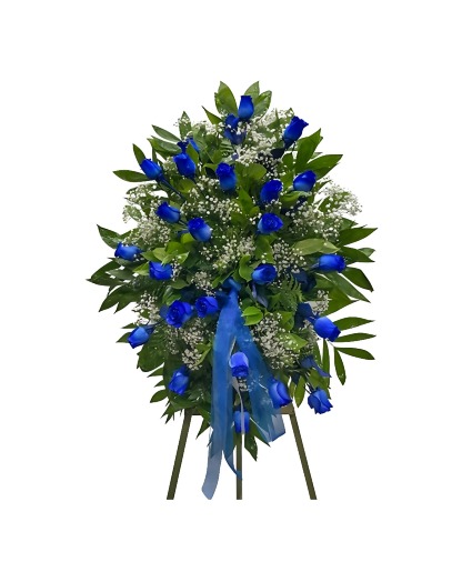 Blue Rose Standing Spray Standing Spray