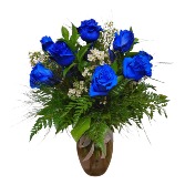 Blue Roses Delight Floral