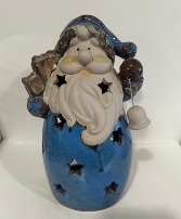 Blue Santa Ceramic