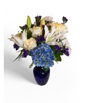 Beautiful in Blue Blue vase 