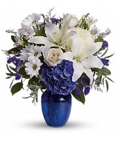 Beautiful in Blue Blue vase 