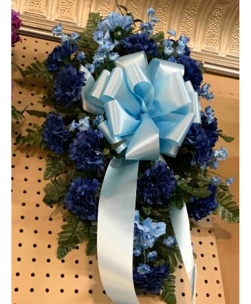Blue Silk Spray Silk in Stanley, VA | Stanley Flower Shop & More