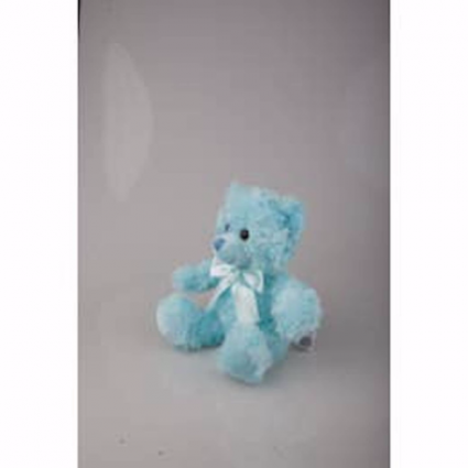 Blue Sitting Bear Plushland
