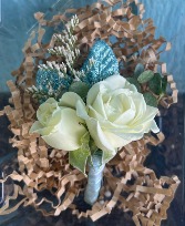 Blue Skies Boutonniere 