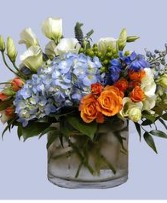 BLUE SKY AND ORANGE BLOSSOMS 