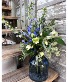 Blue Spring Fresh Flower Arrangement