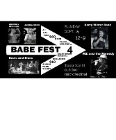  BABE FEST Full Day Outdoor concert