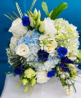 Blue & White Nosegay/ Handheld Bouquet