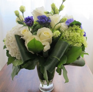 Blue & White Vase Arrangement Vased Arrangement