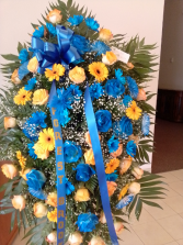Blue yellow large stand Large stand 55_g
