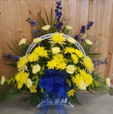 Blue &Yellow Spray