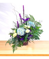Blueberry Briars  Basket Arrangement