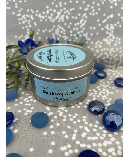Blueberry Cobbler Candle Tin 