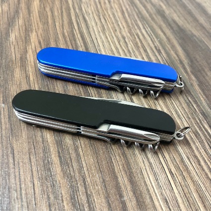 Blue/Black Pocket Knife  Engraving