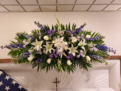 Blues and Whites Memorial  Lid Spray